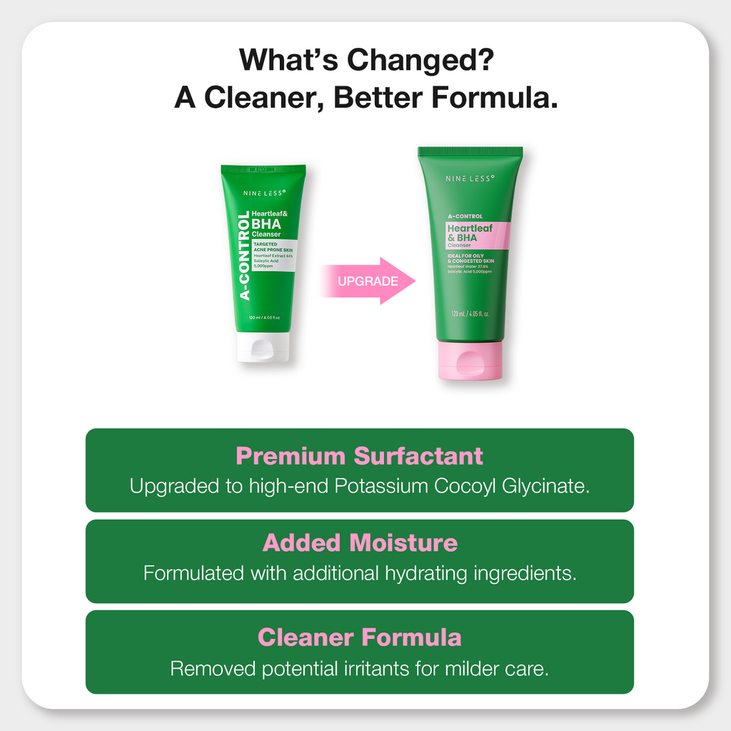 NINELESS A-Control Heartleaf & BHA Cleanser - 120ml