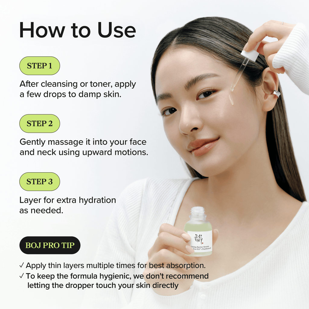 Beauty Of Joseon Calming Barrier Serum: Green Tea + HA + Panthenol - 30ml