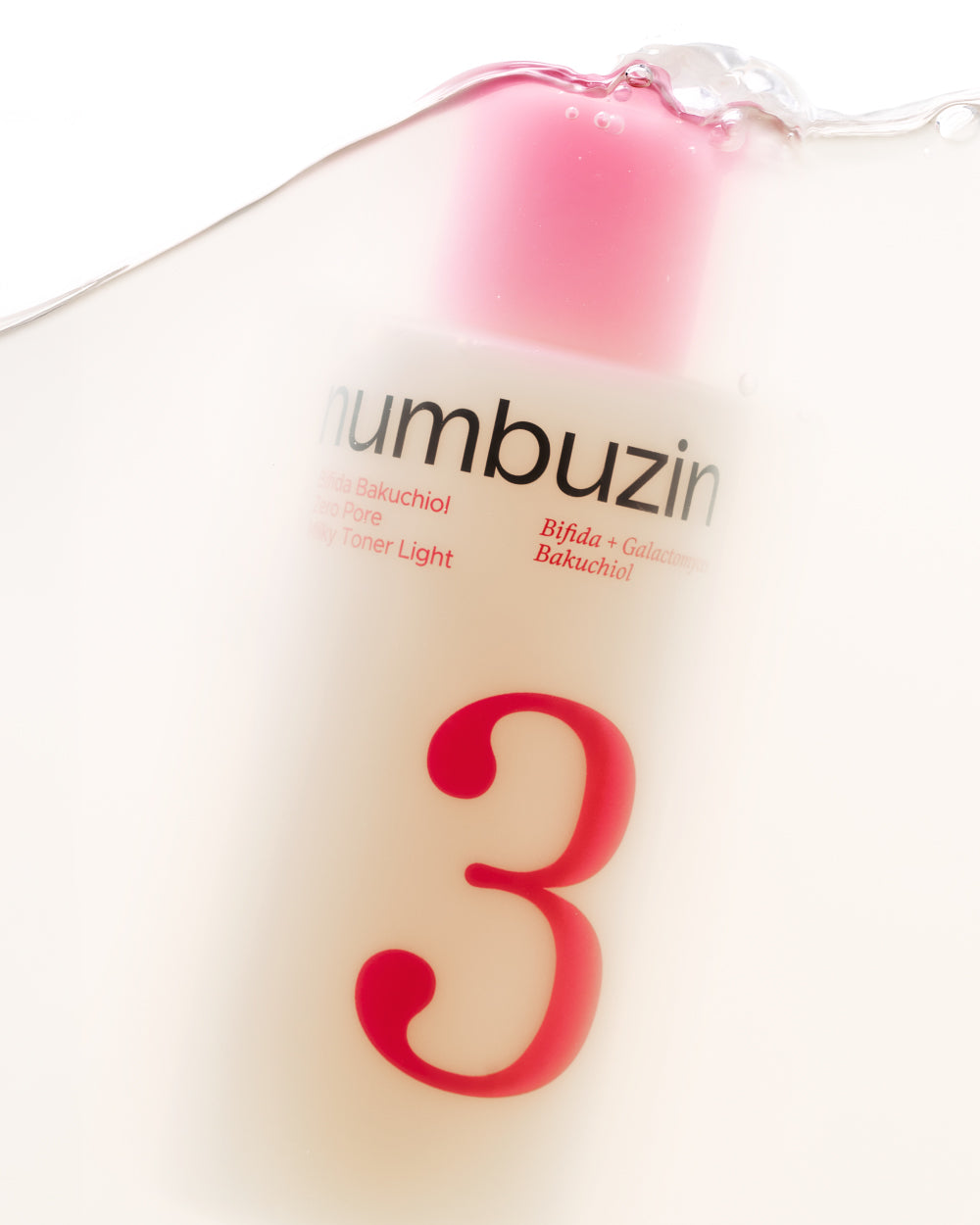 Numbuzin No.3 Bifida Bakuchiol Zero Pore Milky Toner Light - 200ml