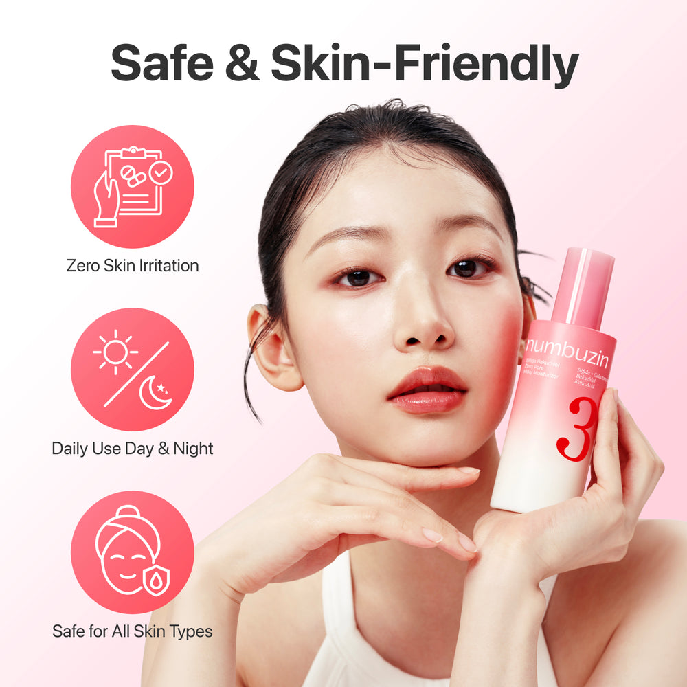 Numbuzin No.3 Bifida Bakuchiol Zero Pore Milky Moisturizer - 150ml