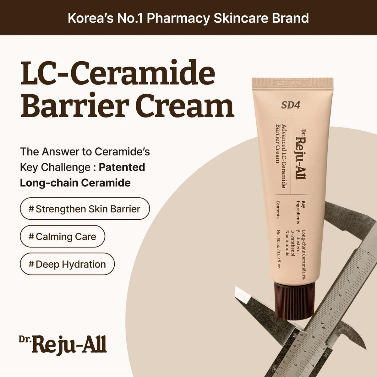 Dr. Reju-All Advanced LC-Ceramide Barrier Cream - 50ml