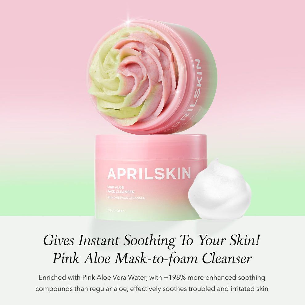 APRILSKIN Pink Aloe Pack Cleanser - 120g
