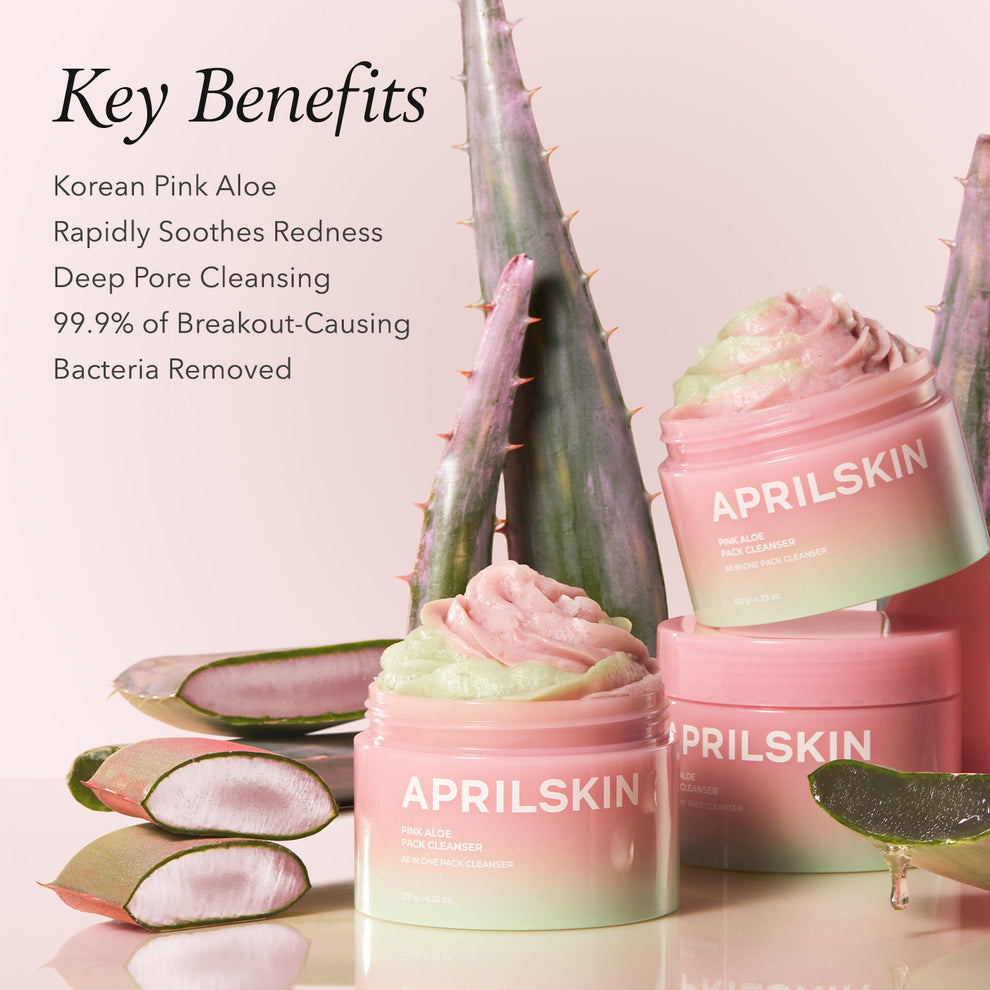 APRILSKIN Pink Aloe Pack Cleanser - 120g