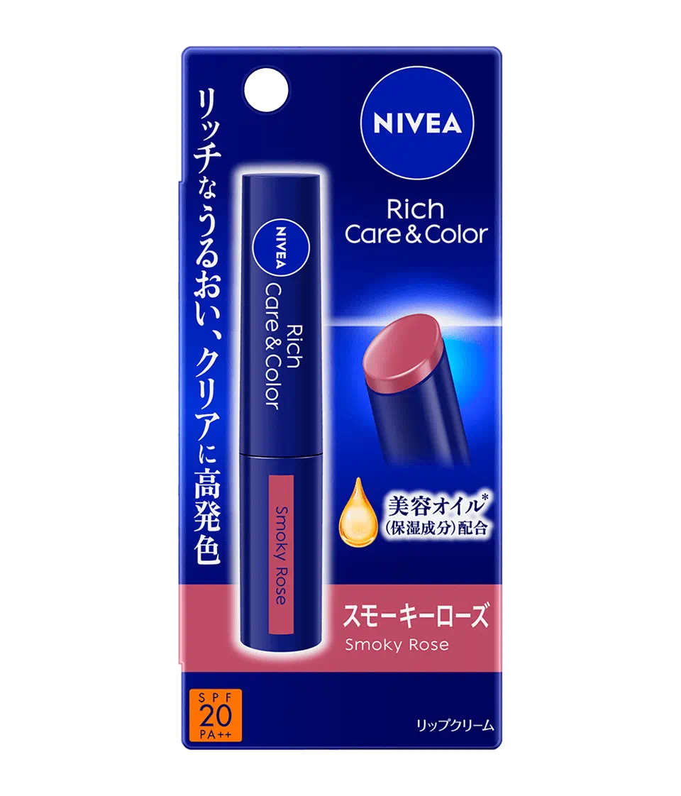 NIVEA Rich Care & Color Lip Smoky Rose 2g SPF20 PA++