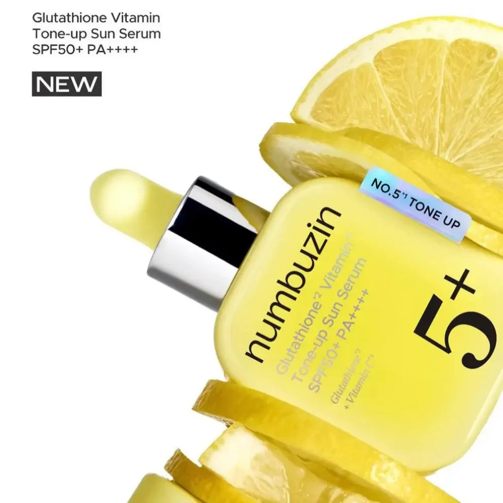 Numbuzin No.5 Glutathione Vitamin Tone-up Sun Serum - 30ml