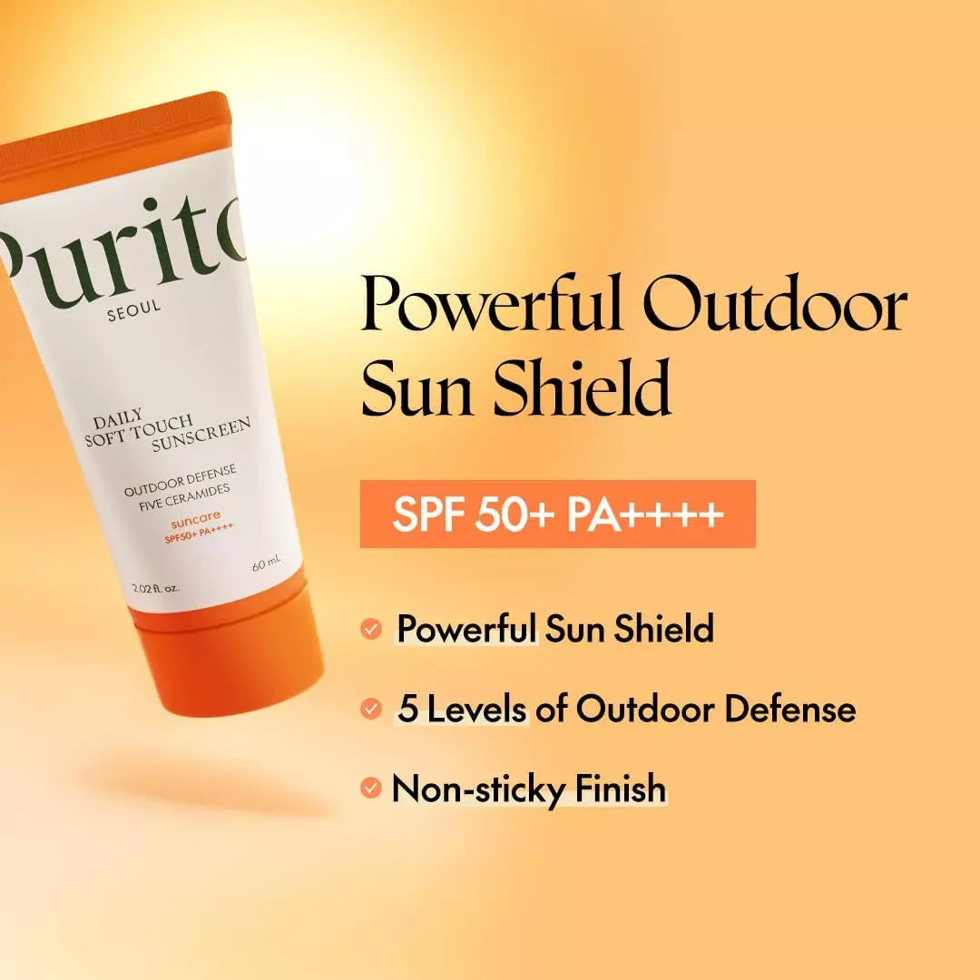 PURITO Daily Soft Touch Sunscreen SPF50+ PA+++ 60ml