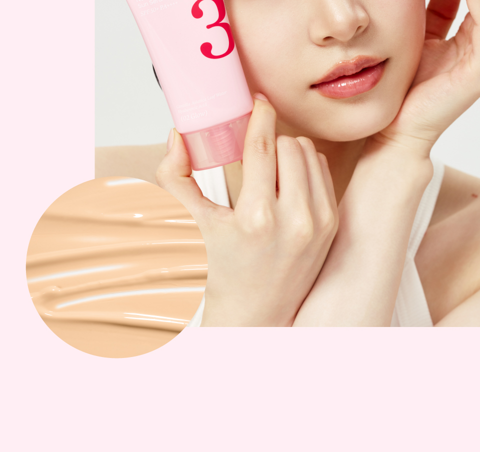 Numbuzin No.3 No Filter Tone-Up Sun Serum 02 Glow - 50ml