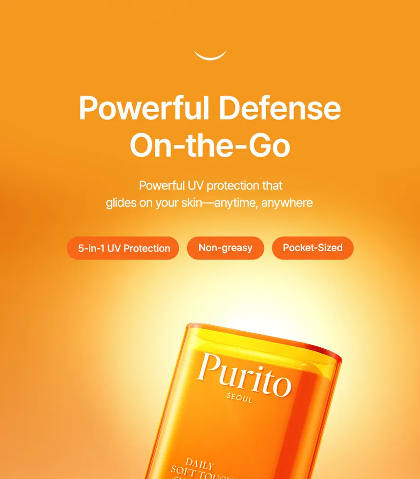 PURITO Daily Soft Touch Sunscreen Stick SPF50+ PA++++ 20g