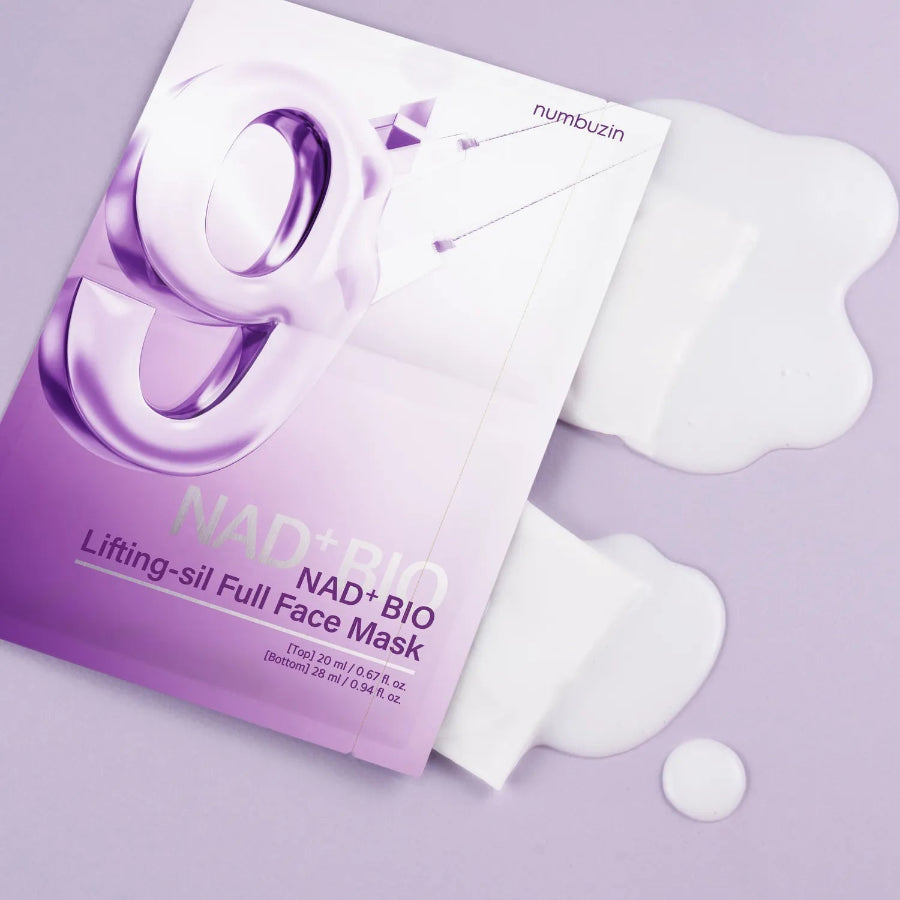 Numbuzin No.9 NAD Bio Lifting-sil Full Face Mask Set (48ml x 4 Sheets)