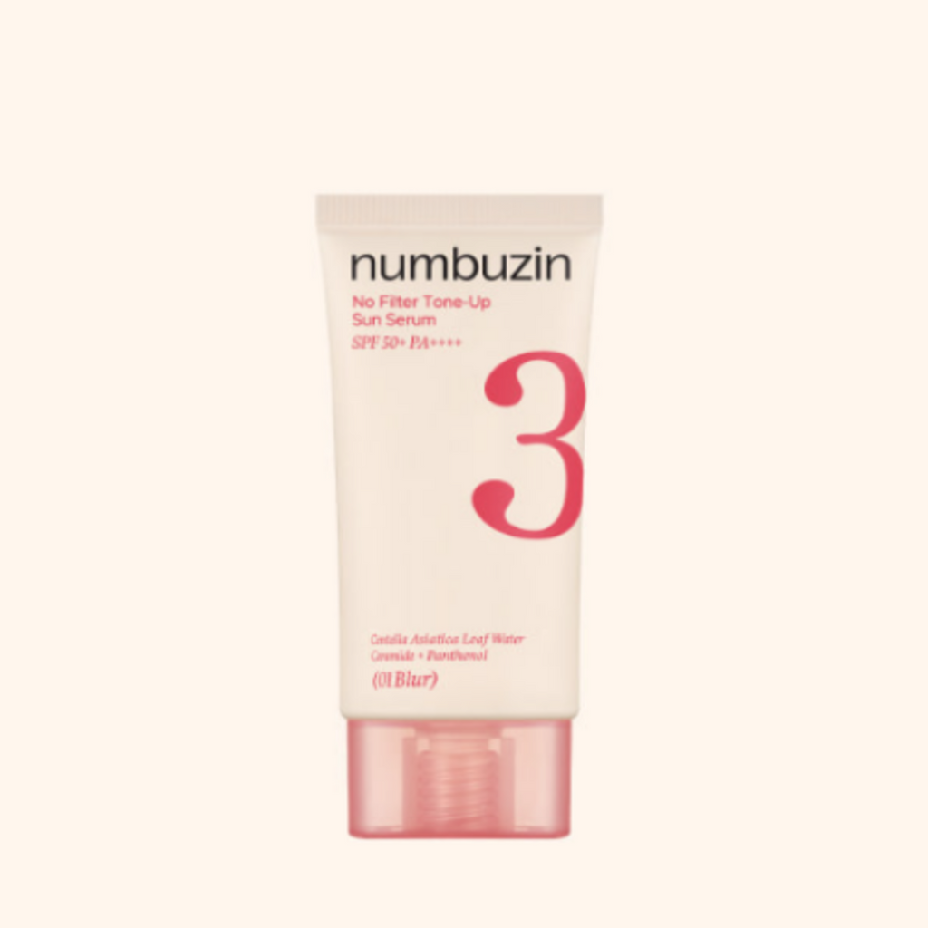 Numbuzin No.3 No Filter Tone-Up Sun Serum 01 Blur - 50ml
