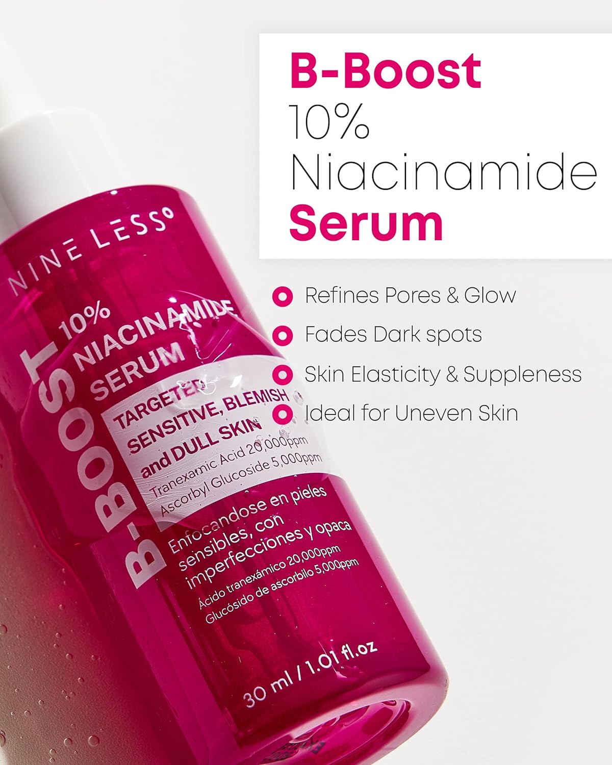 NINELESS B-Boost 10% Niacinamide Serum - 30ml
