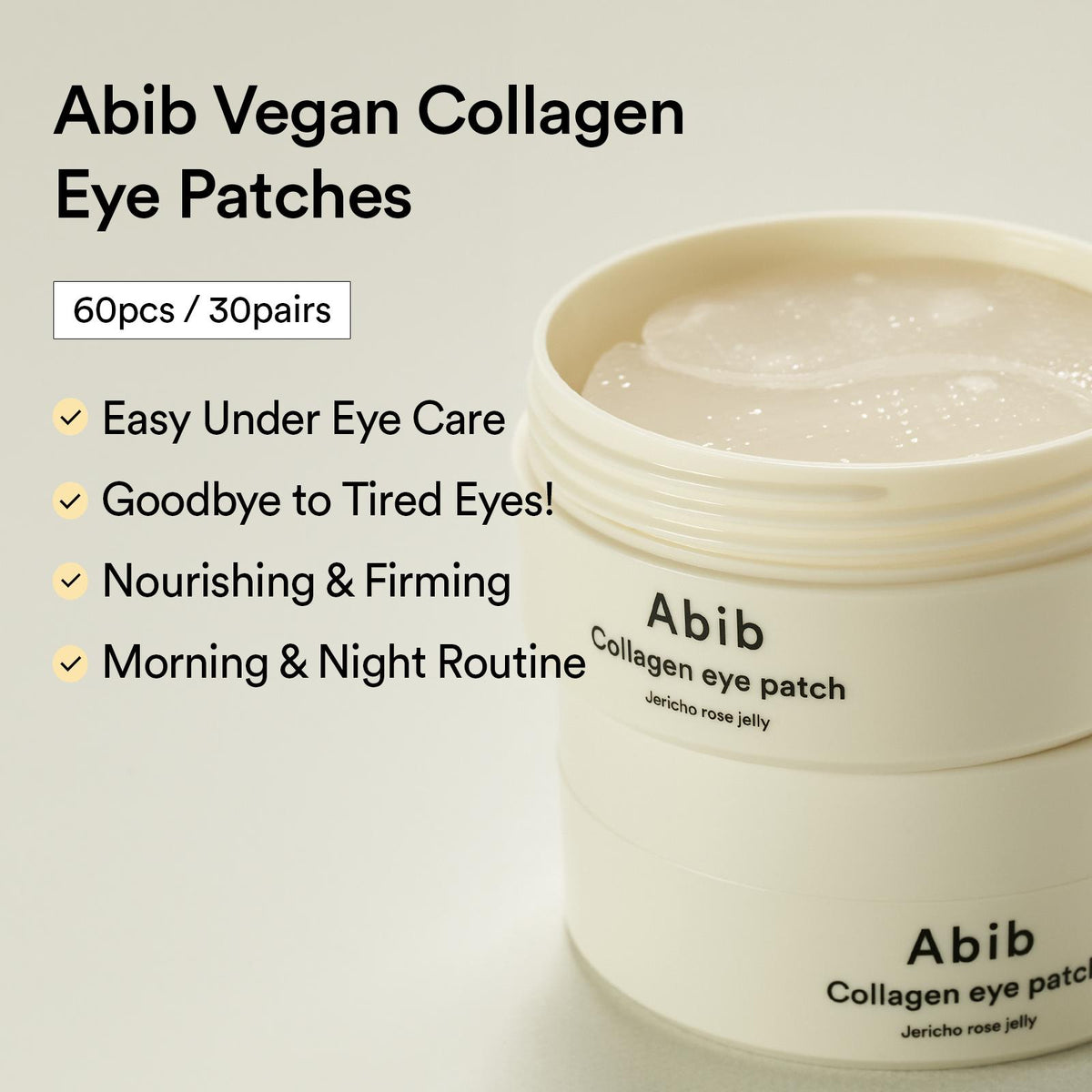 ABIB Collagen Eye Patch Jericho Rose Jelly - 60 Patches