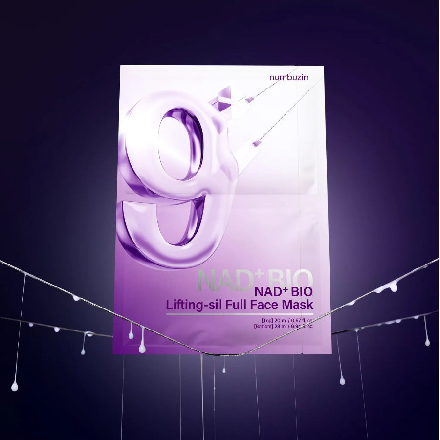 Numbuzin No.9 NAD Bio Lifting-sil Full Face Mask Set (48ml x 4 Sheets)