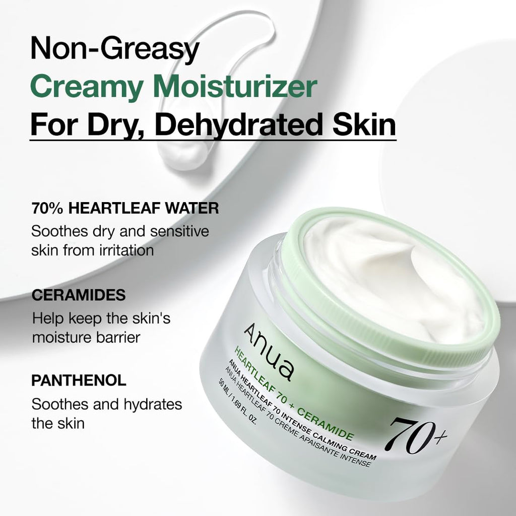 Anua Heartleaf 70% Intense Calming Cream - 50ml