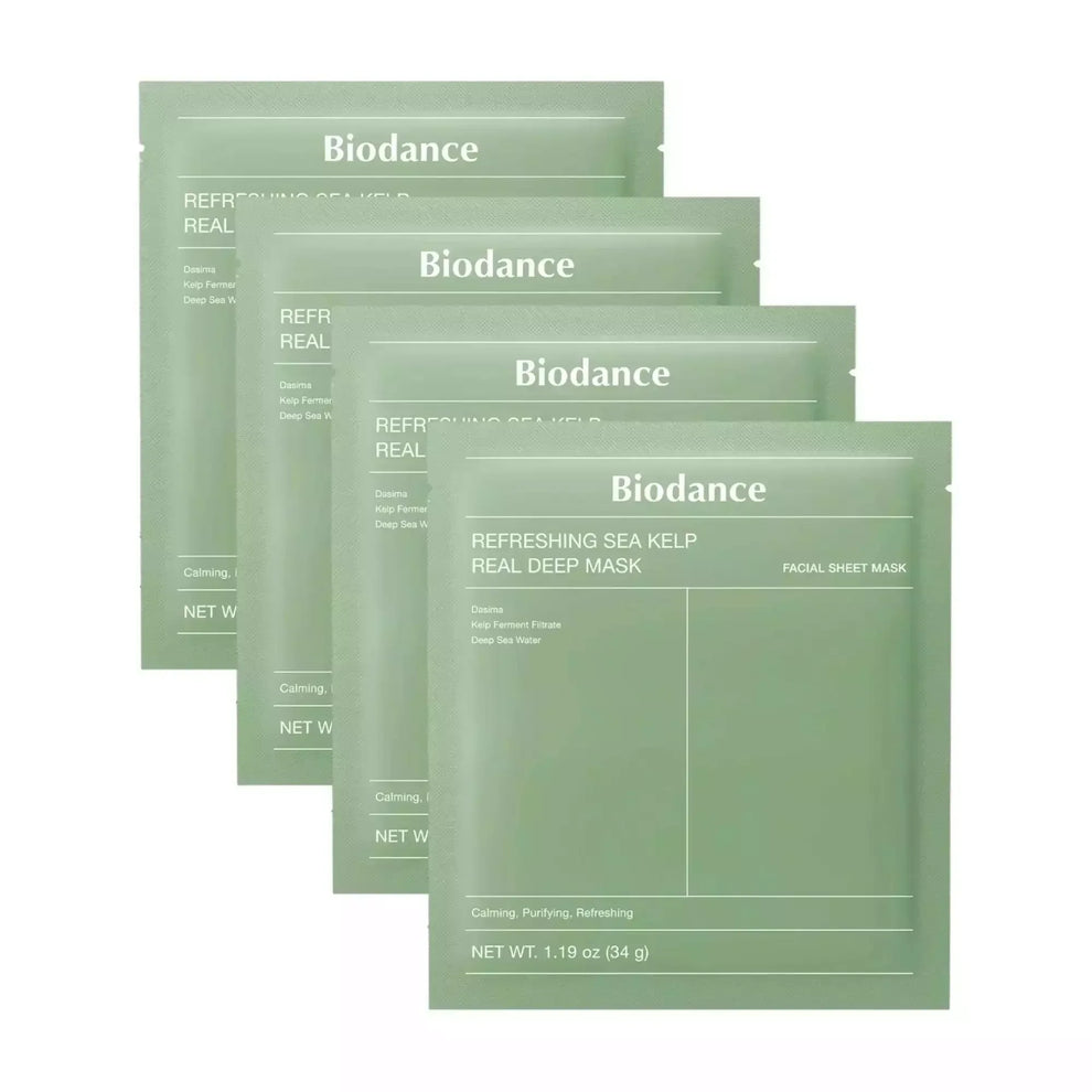 BIODANCE Refreshing Sea Kelp Real Deep Mask (4 pcs)