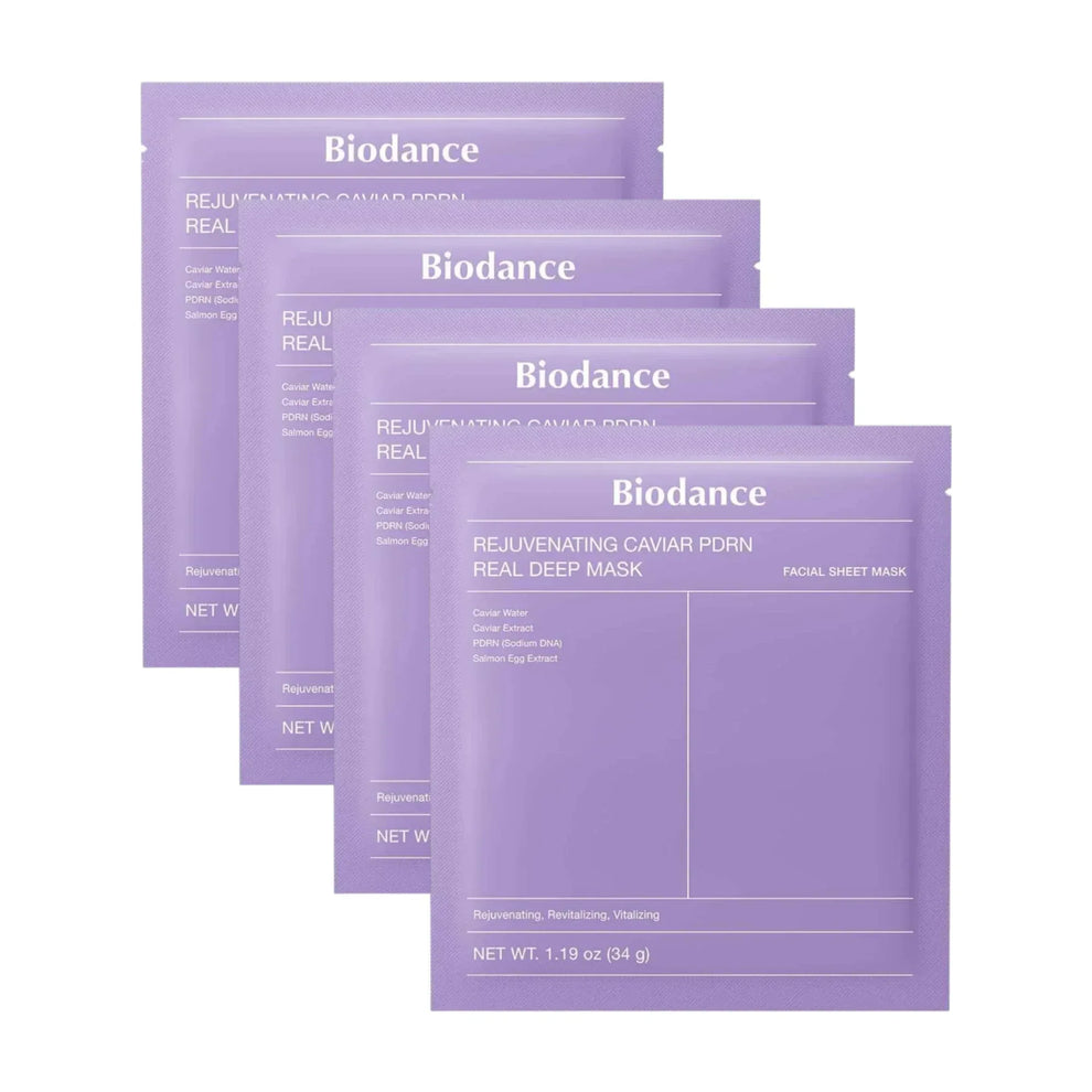 BIODANCE Rejuvenating Caviar PDRN Real Deep Mask (4 pcs)