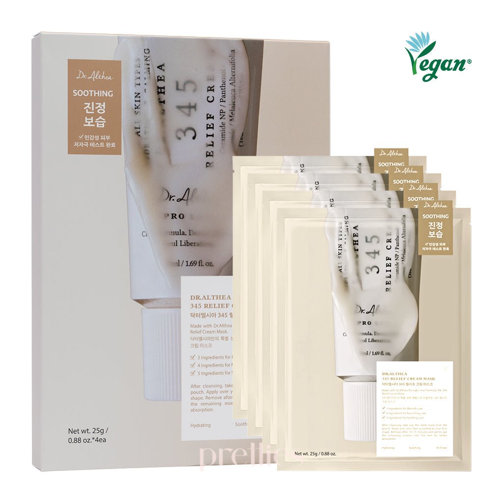 DR. Althea 345 Relief Cream Mask Set (25g x 4 Sheets)