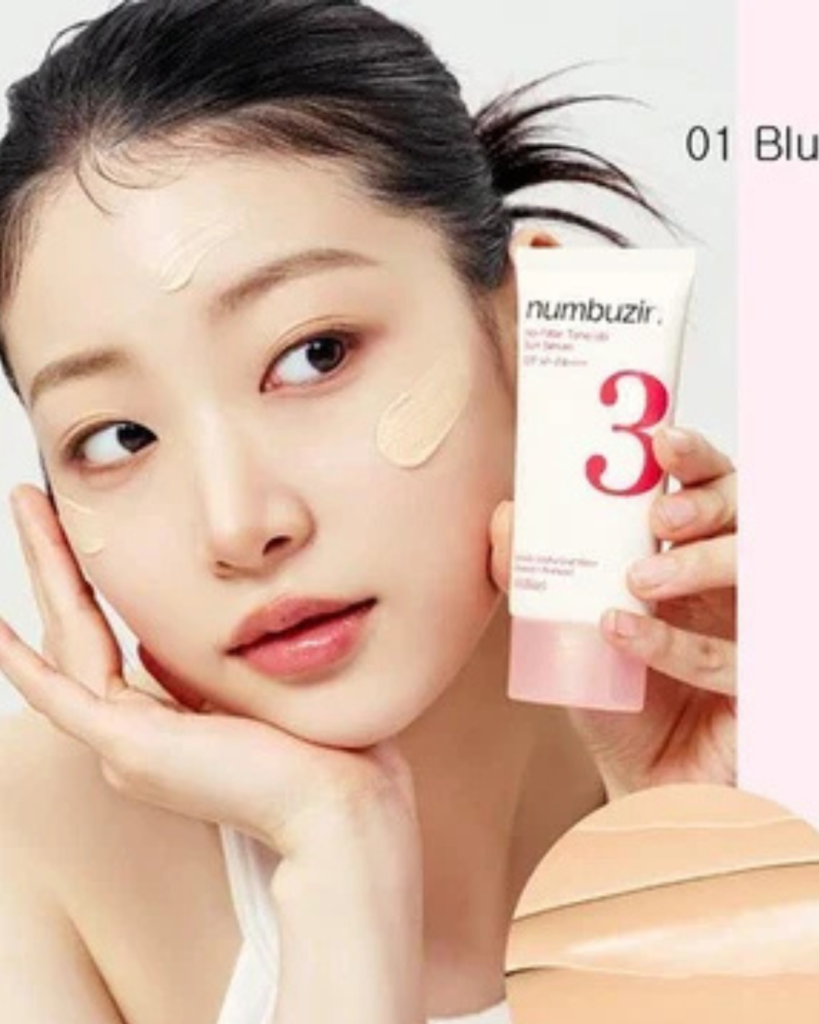 Numbuzin No.3 No Filter Tone-Up Sun Serum 01 Blur - 50ml