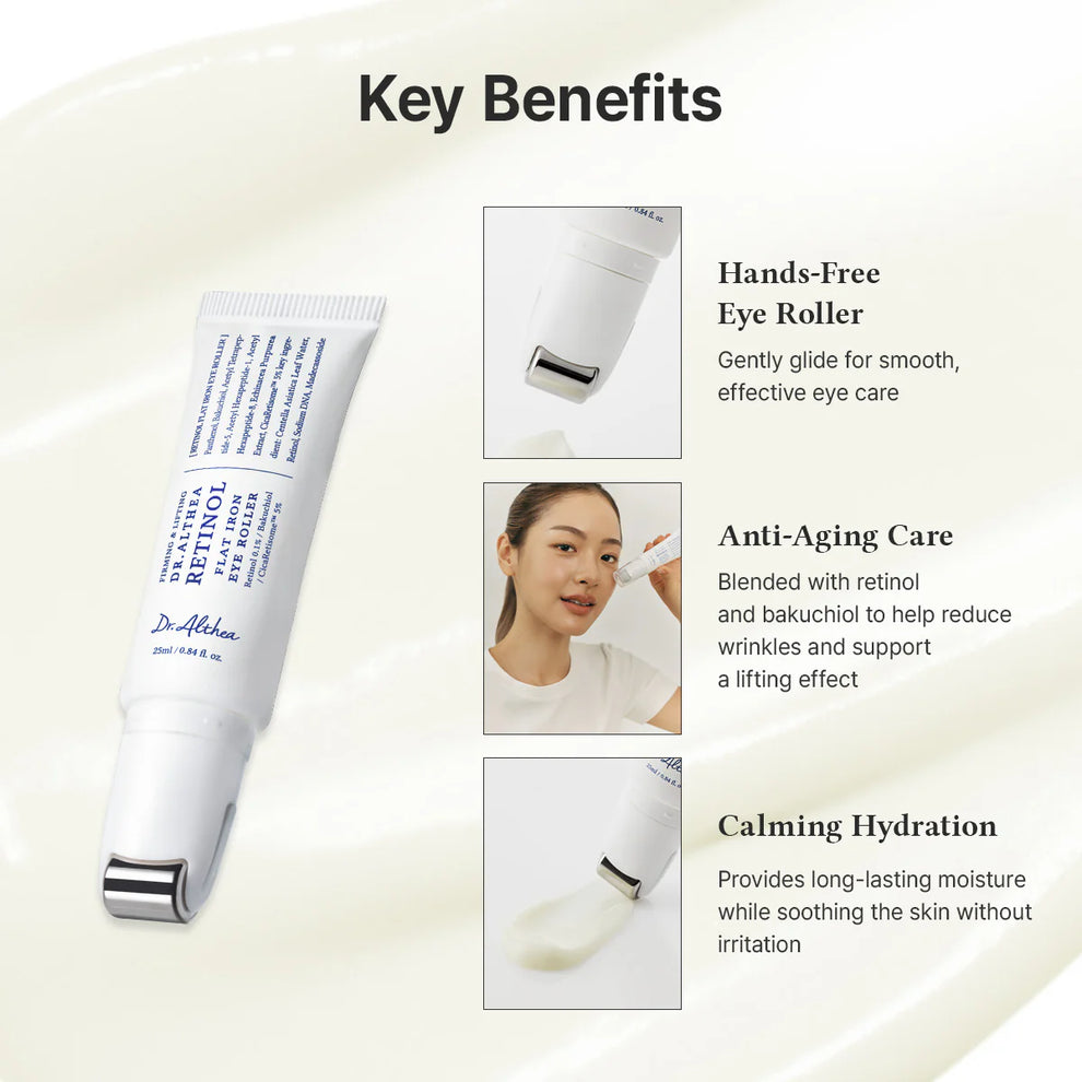 DR. Althea Retinol Flat Iron Eye Roller - 25ml