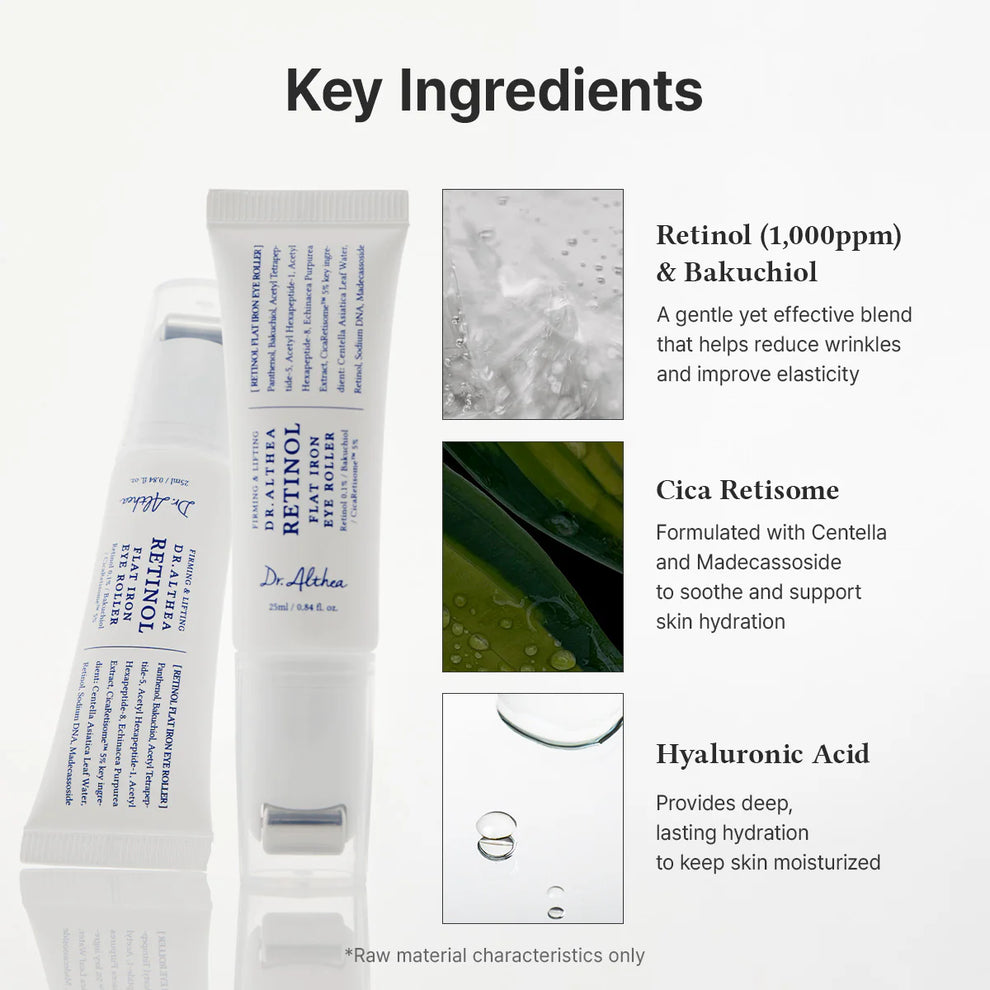 DR. Althea Retinol Flat Iron Eye Roller - 25ml