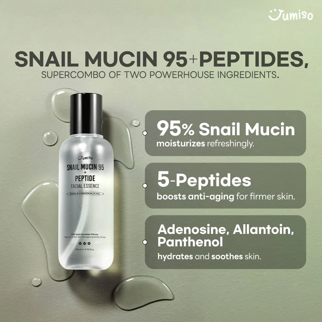 JUMISO Snail Mucin 95 + Peptide Facial Essence 50ml