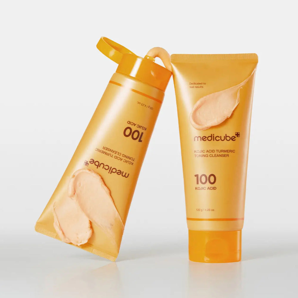 MEDICUBE Kojic Acid Turmeric Toning Cleanser - 120g
