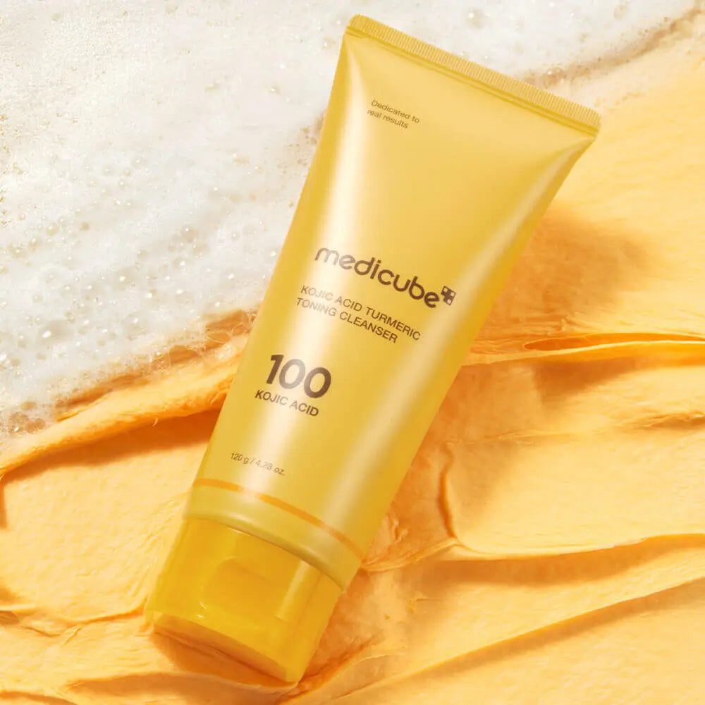 MEDICUBE Kojic Acid Turmeric Toning Cleanser - 120g