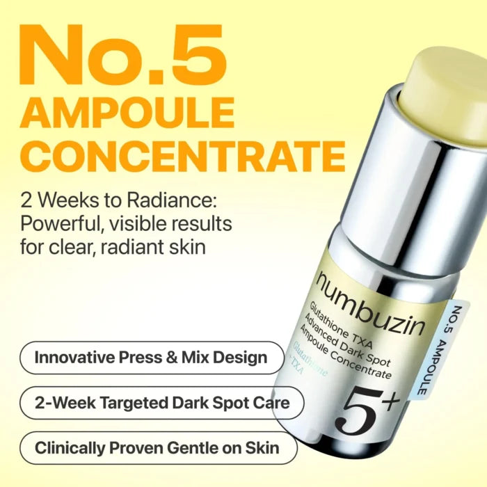 Numbuzin No.5 Glutathione TXA Advanced Dark Spot Ampoule Concentrate - 17g