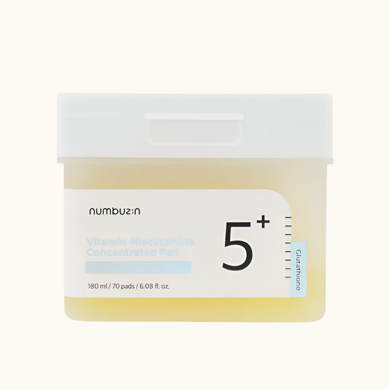 Numbuzin No.5+ Glutathione Vitamin-Niacinamide Concentrated Pad (180ml / 70 Pads)