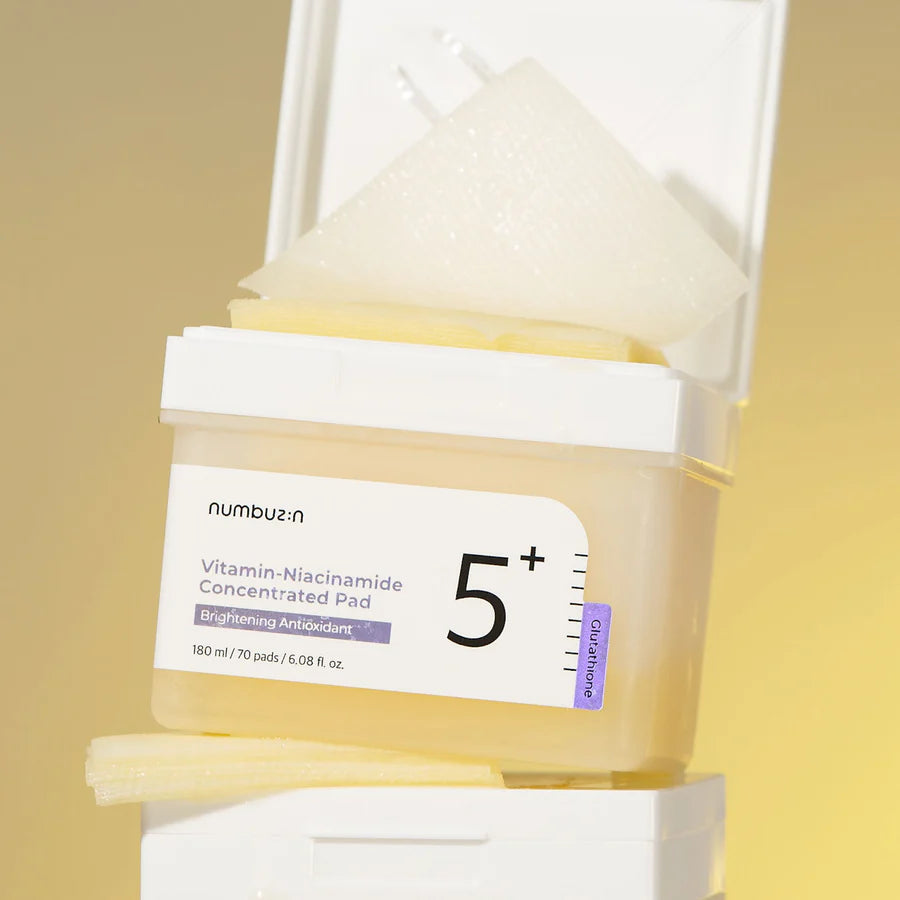 Numbuzin No.5+ Glutathione Vitamin-Niacinamide Concentrated Pad (180ml / 70 Pads)