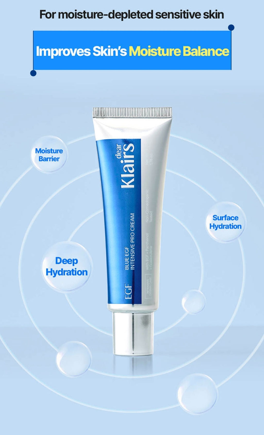 Dear Klairs Blue EGF Intensive Pro Cream 50g (Pre-order)