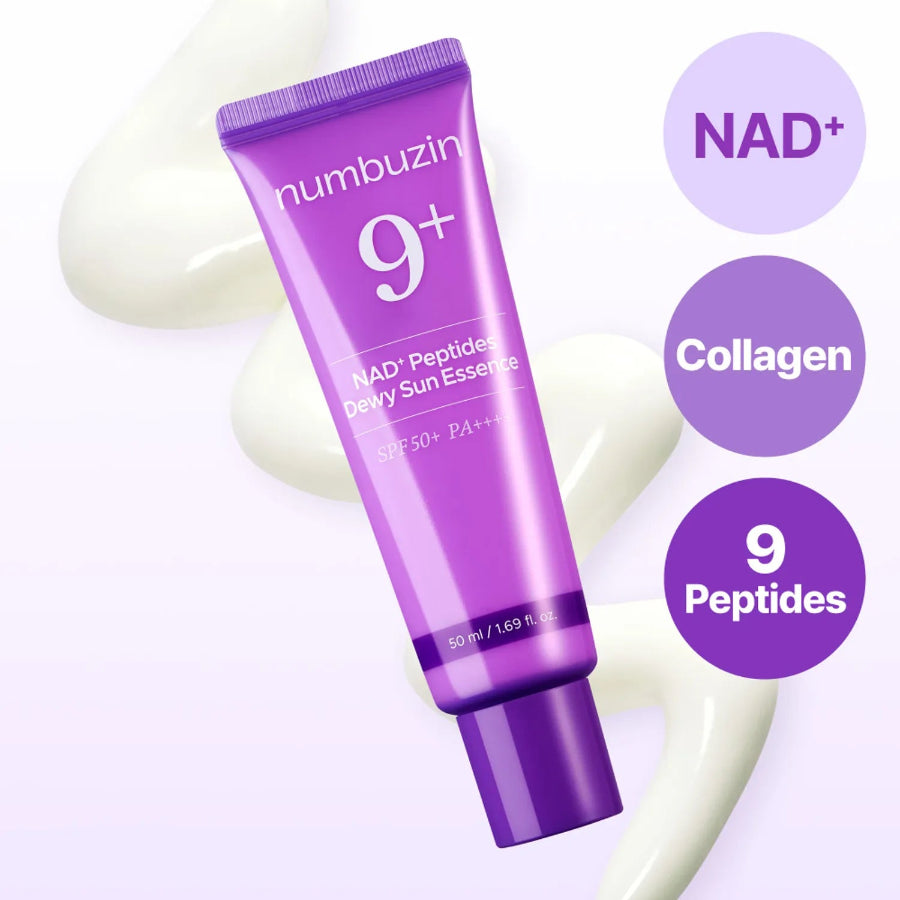 Numbuzin No.9 NAD+ 9 Peptides Dewy Sun Essence 50ml