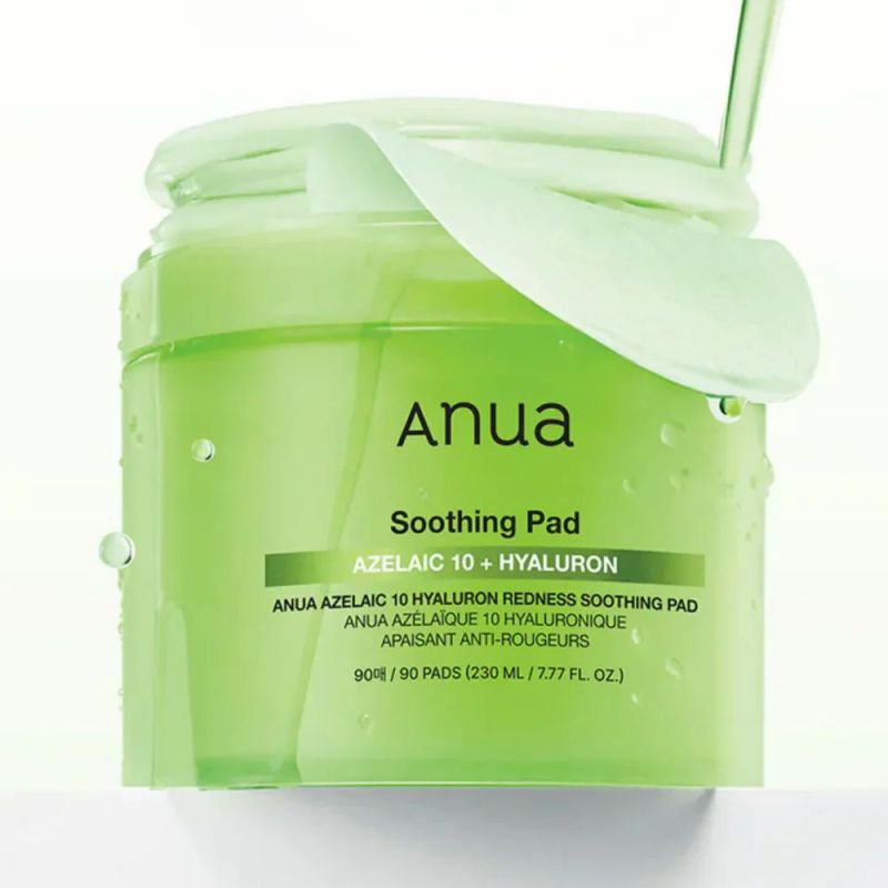 ANUA Azelaic 10 Hyaluron Redness Soothing Pad - 90 Pads