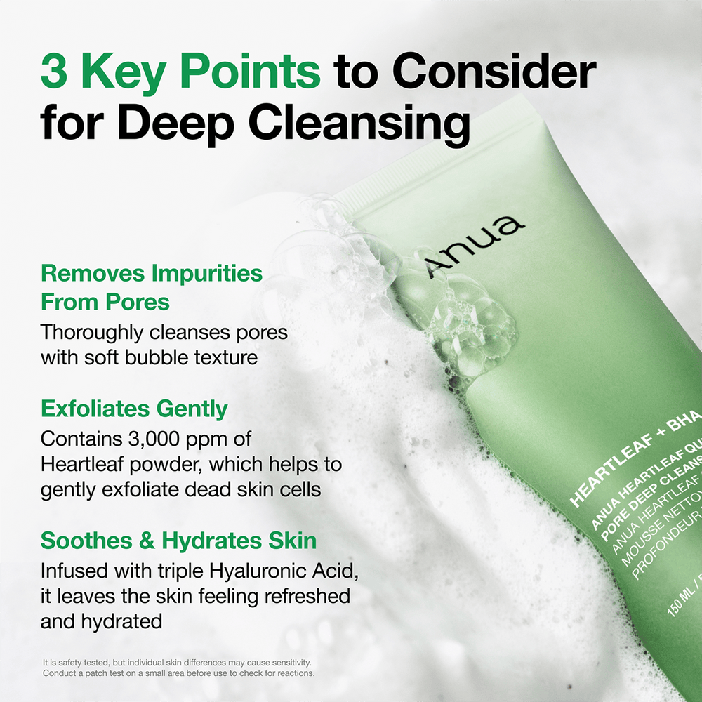 Anua Heartleaf Quercetinol Pore Deep Cleansing Foam