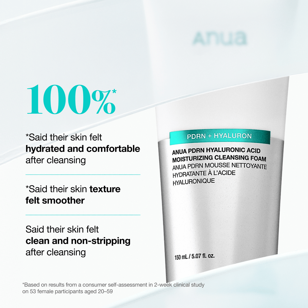 ANUA PDRN Hyaluronic Acid Moisturizing Cleansing Foam - 150ml
