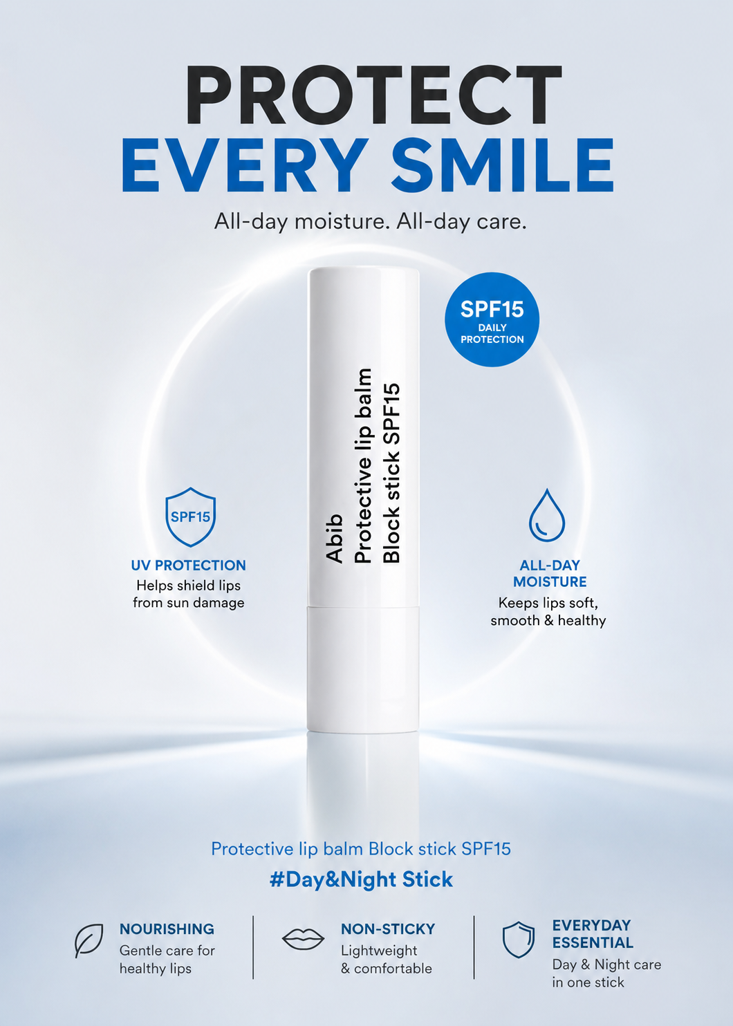 ABIB Protective Lip Balm Block Stick SPF15 - 3.3g