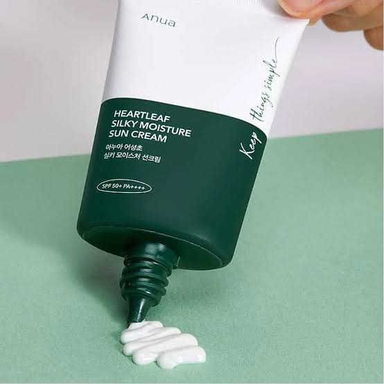 Anua Heartleaf Silky Moisture Sunscreen - 50ml