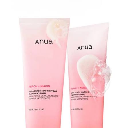 Anua Peach Niacin Spread Cleansing Foam - 150ml