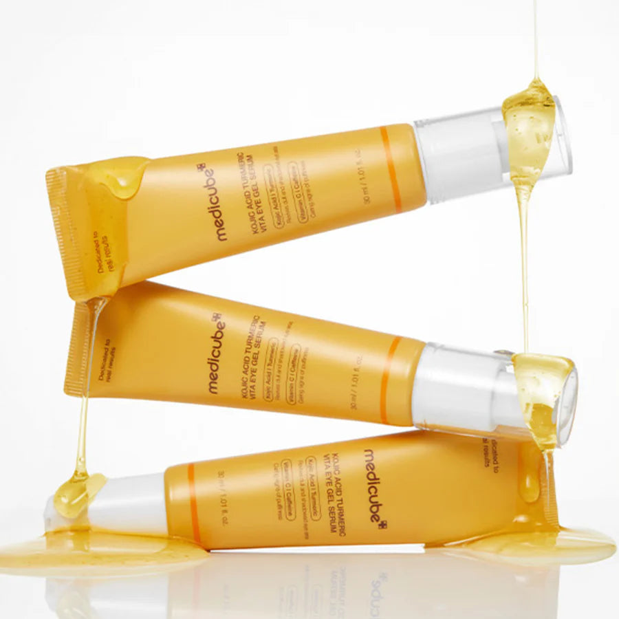 MEDICUBE Kojic Acid Turmeric Vita Eye Gel Serum - 30ml