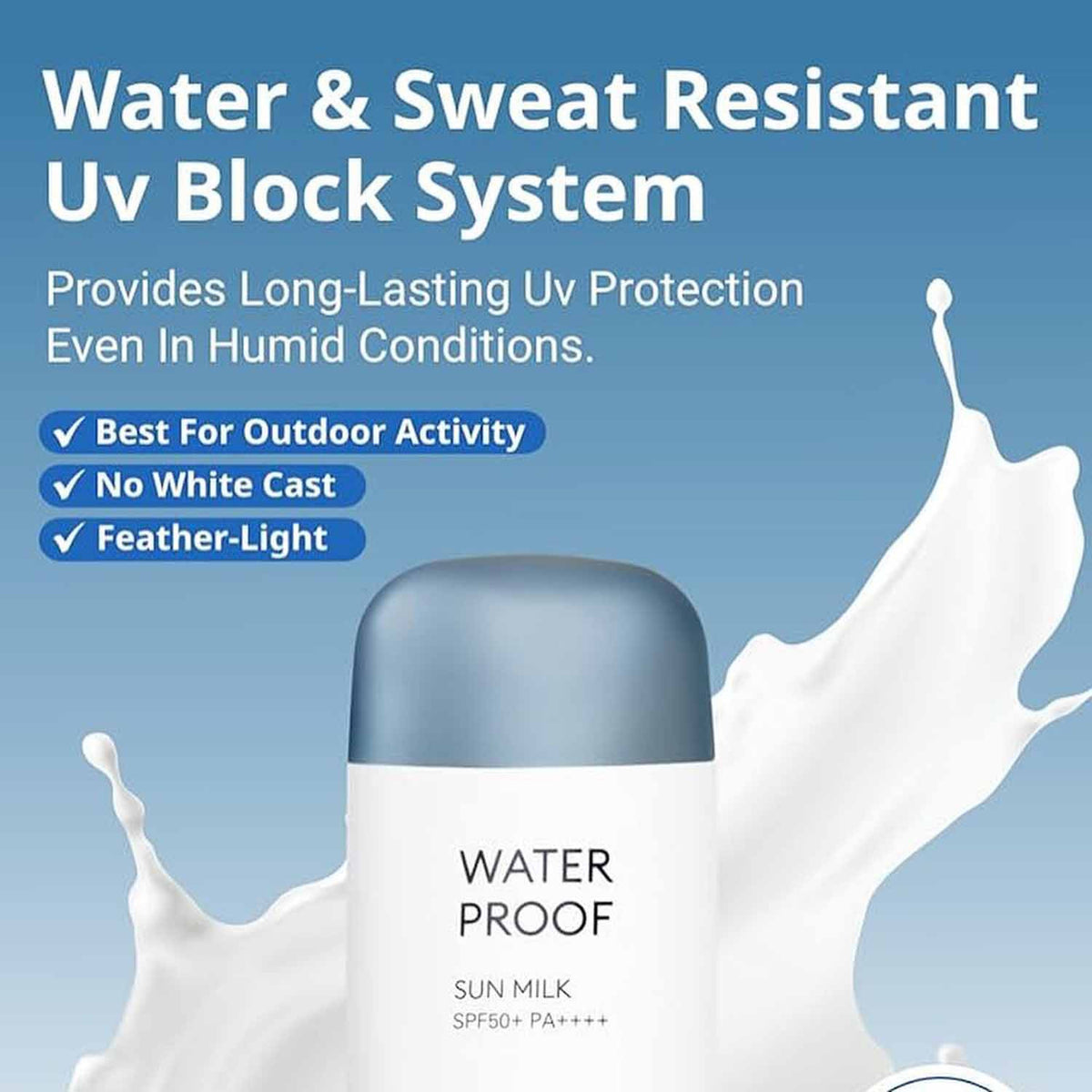 MISSHA All Around Safe Block Waterproof Sun Milk SPF50+ PA++++ 70ml