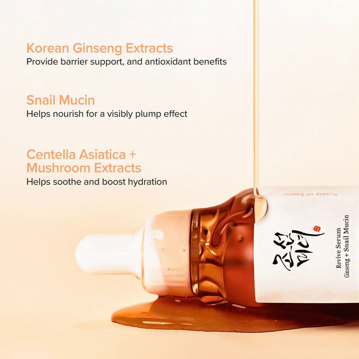 Beauty Of Joseon Revive Serum: Ginseng + Snail Mucin - 30ml